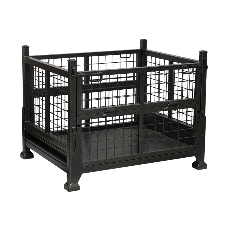 Foldable And Collapsible Pallet Cage