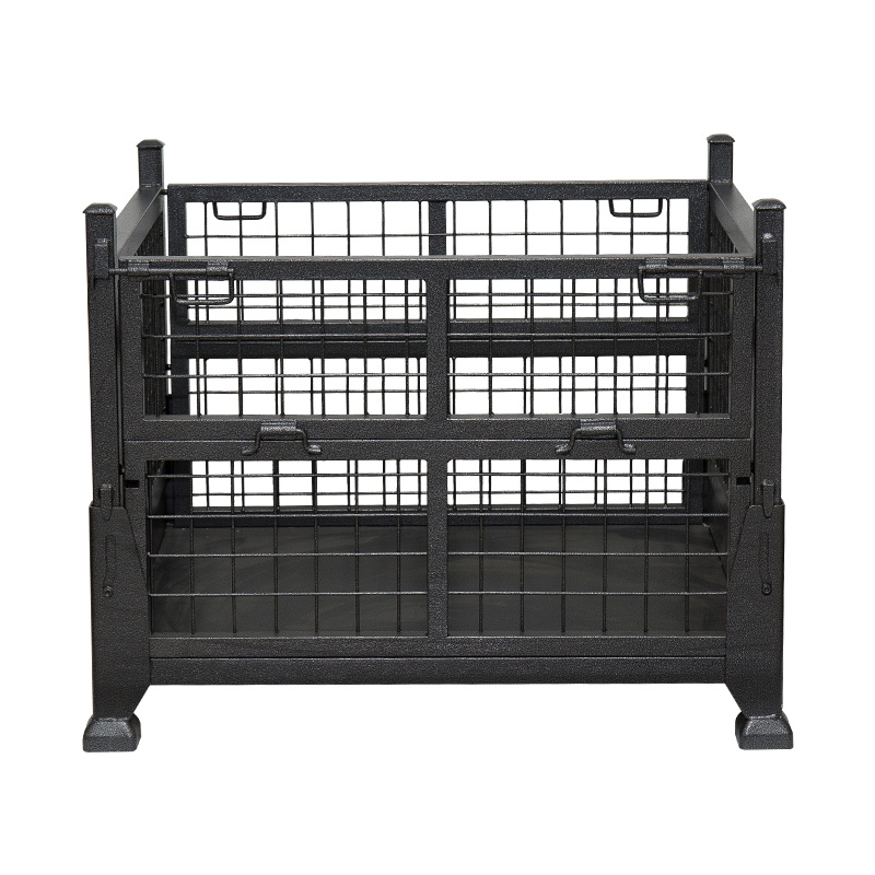 Foldable And Collapsible Pallet Cage