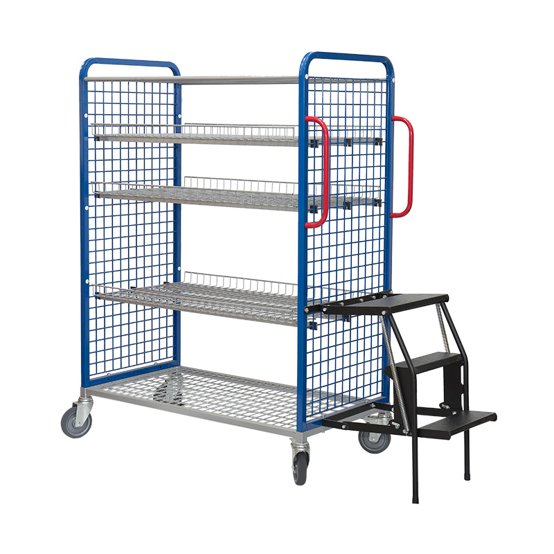 Warehouse Wire Mesh Multi-Tier Order Picking Trolley